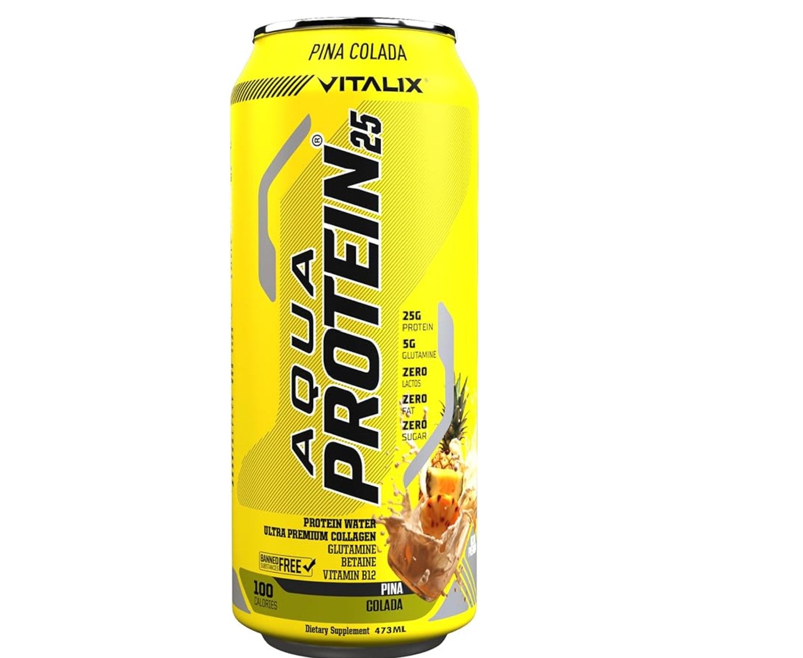 VITALIX Aqua Protein 25 Pina Colada - Protein Water 473ml