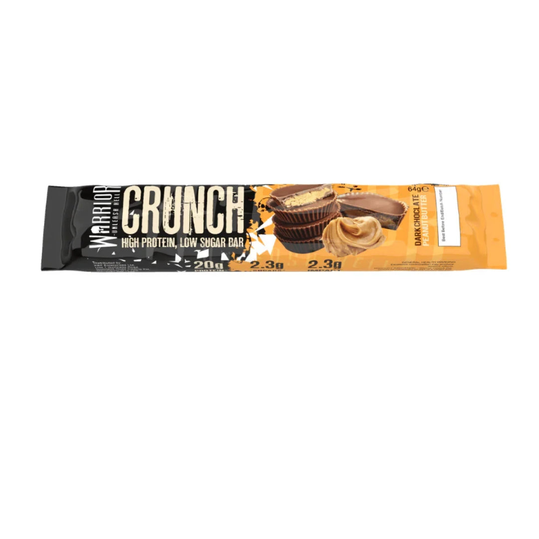 Warrior Dark Choco Peanut Crunch Protein Bar 64Gm