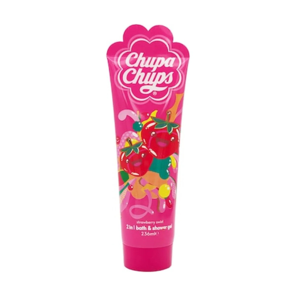 Chupa Chups Strawberry 2 In 1 Shower Gel 236Ml
