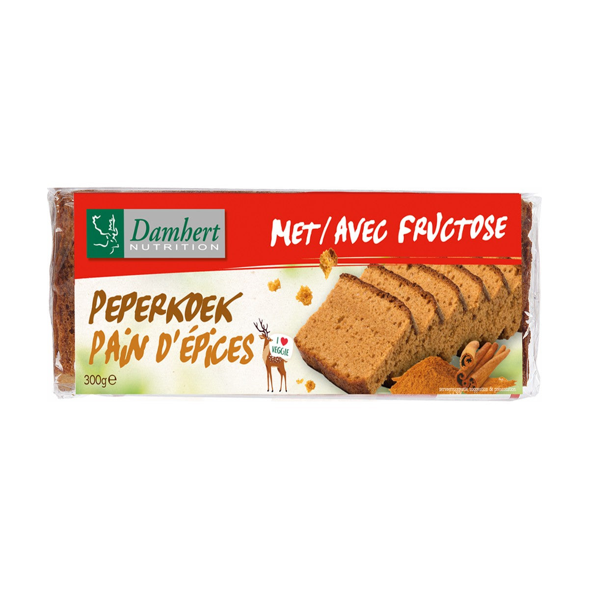 Damhert Gingerbread Fructose 300Gm