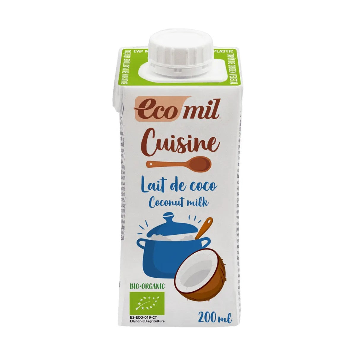 Ecomil Organic Coconut Milk Cooking Creme 200ml