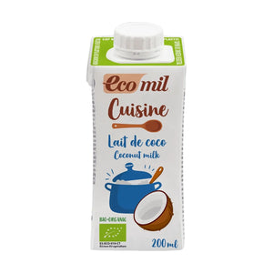 Ecomil Organic Coconut Milk Cooking Creme 200ml