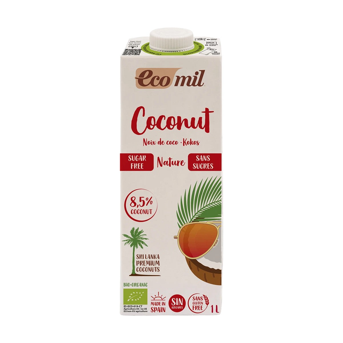 Ecomil Organic Coconut Milk 1L