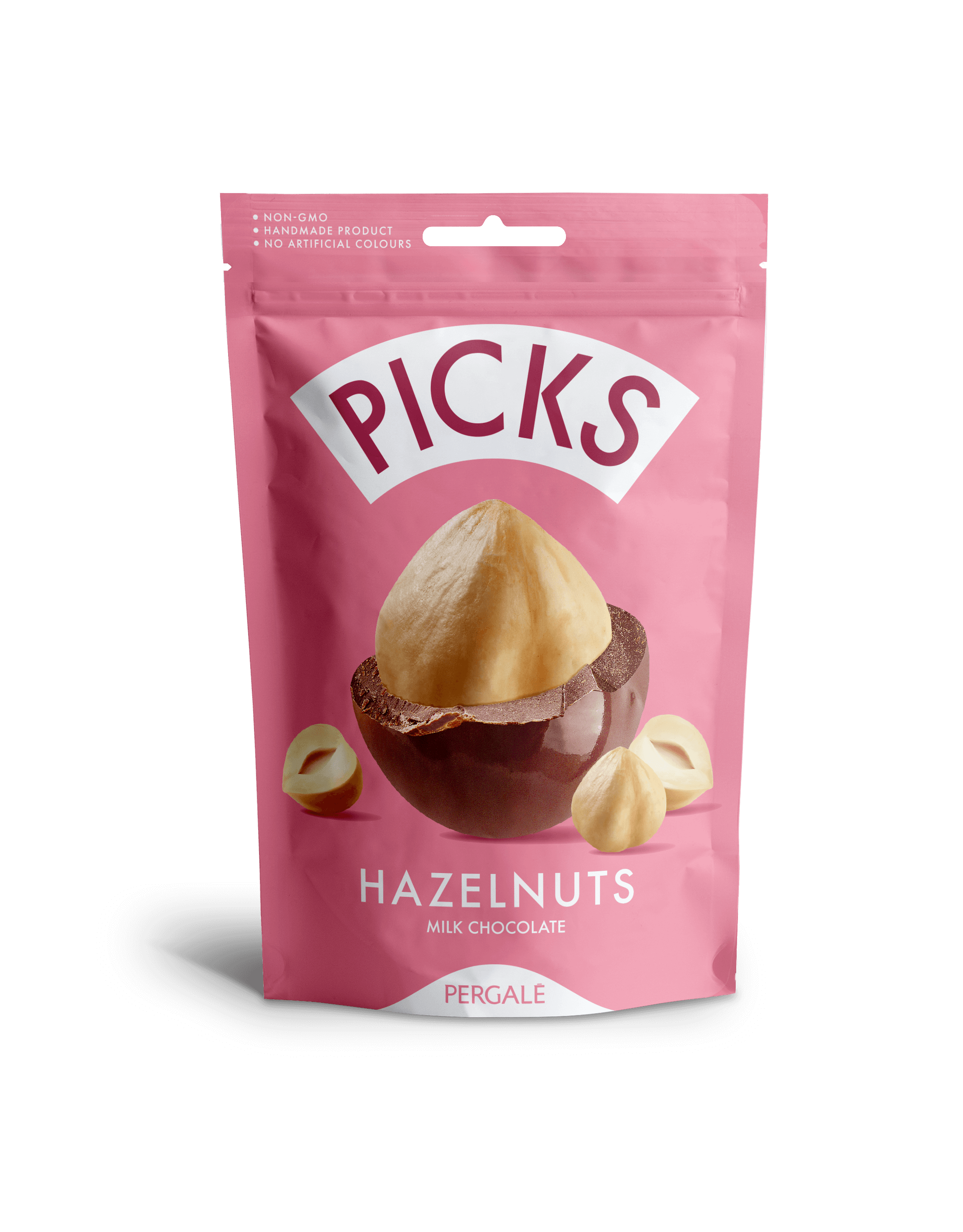 Picks Milk Chocolate Pergale Hazelnuts 90Gm