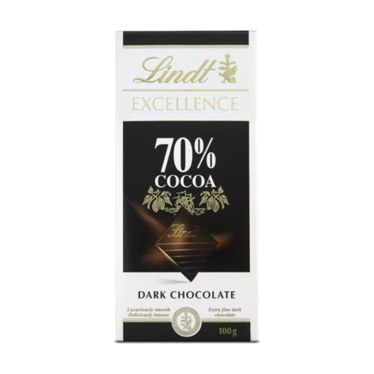 Lindt Excell 70% Dark Chocolate 100Gm