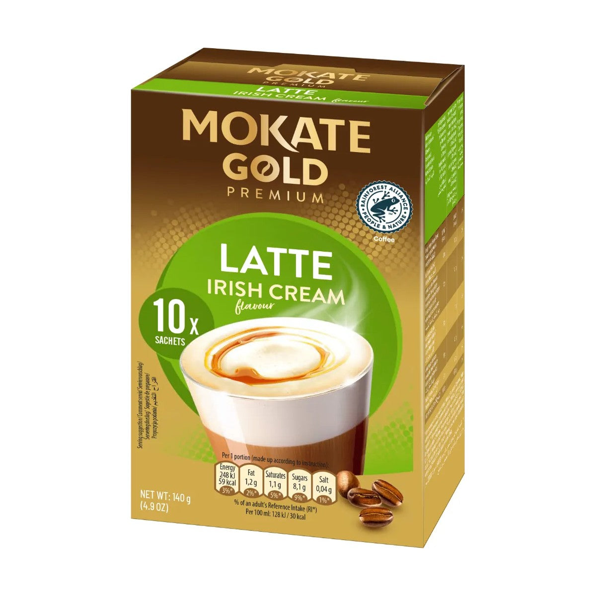 Mokate Irish Cream Gold Cappuccino Premium Latte 140Gm