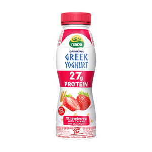 Nada Strawberry W Cereals Low Fat Protein Greek Yoghurt Drink 330Ml