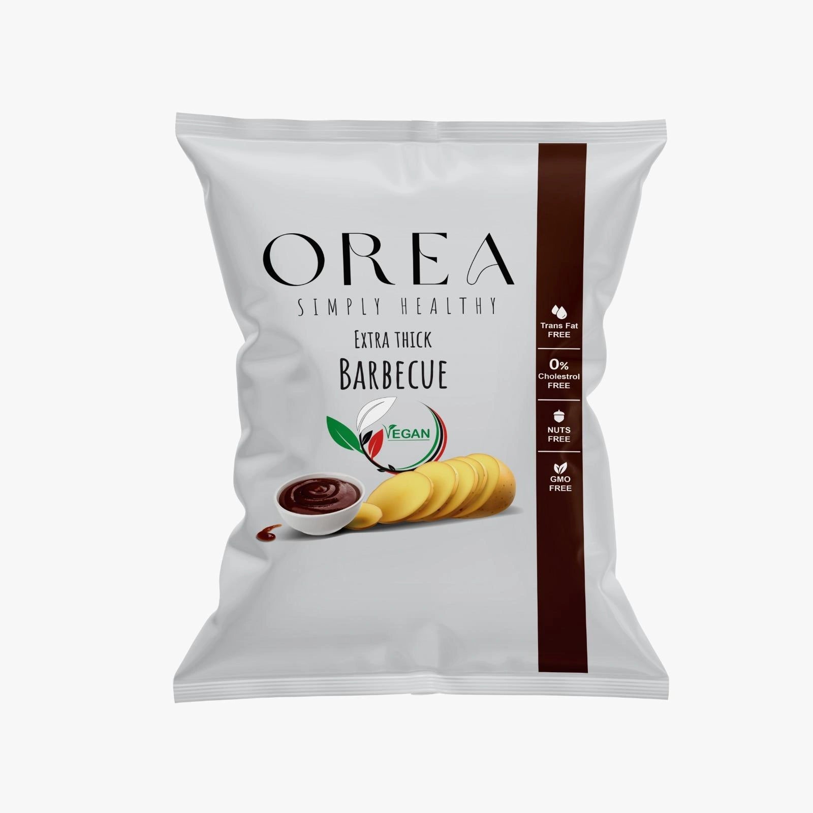 Orea Barbecue extra-thick potato chips 40g bag