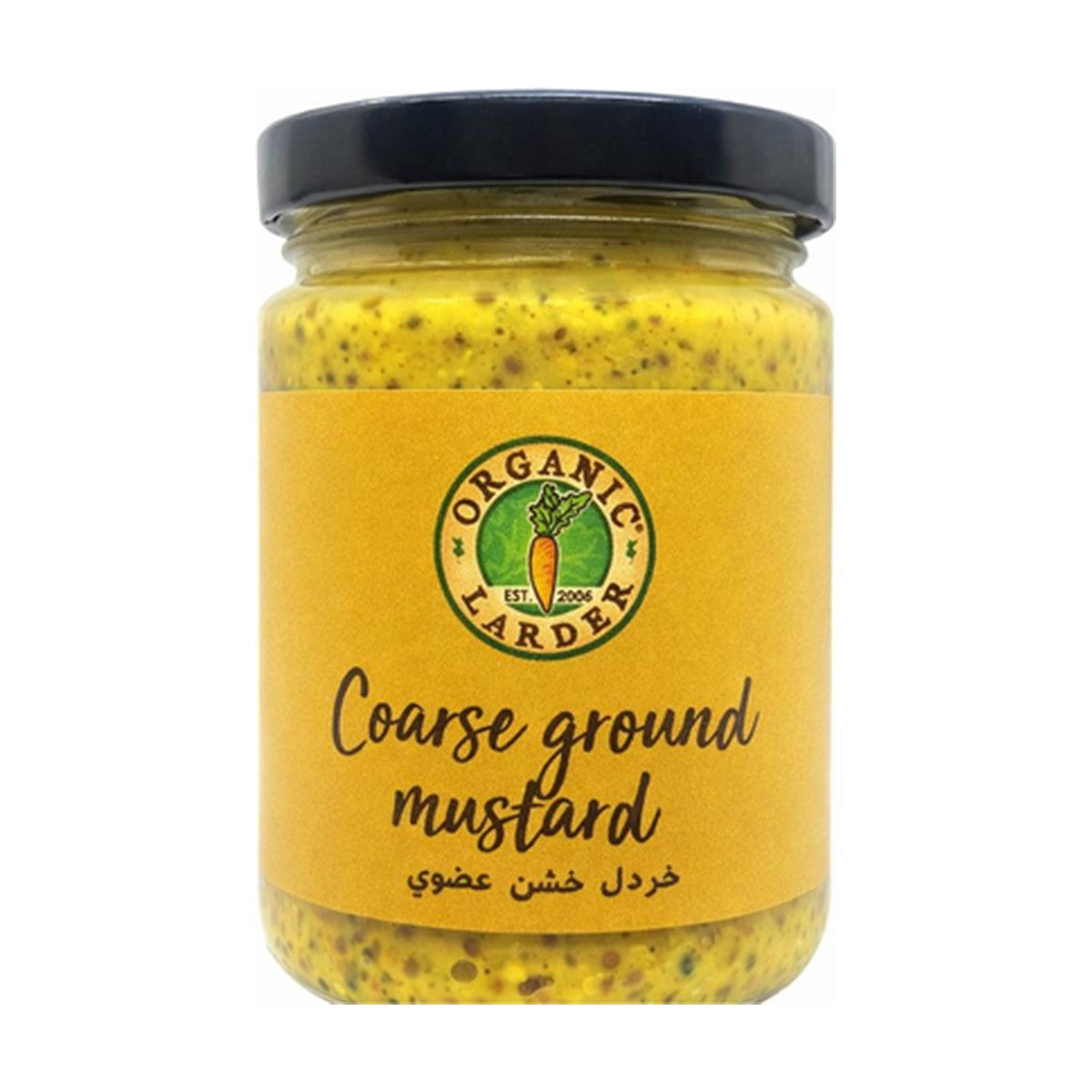 Organic Larder Coarse Ground Mustard 150Gm