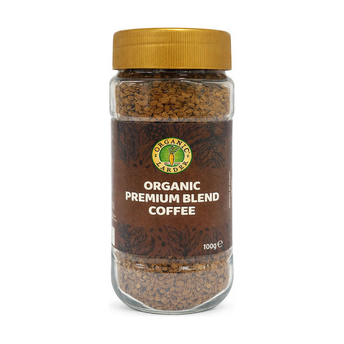 Organic Larder Premium Blend Coffee 100Gm
