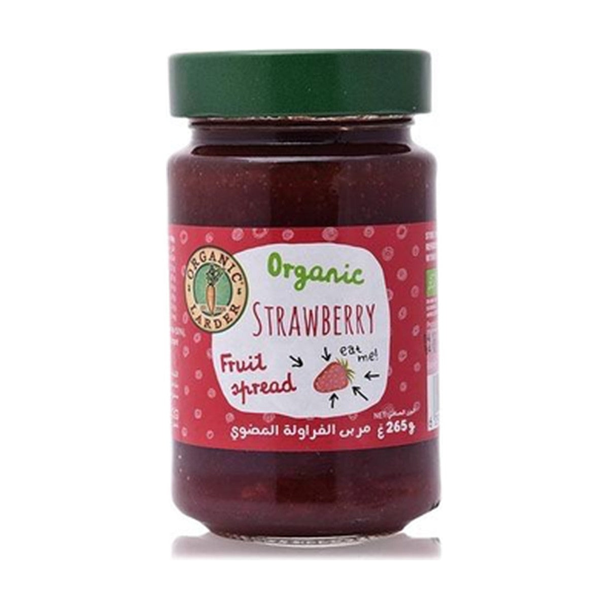 Organic Larder Strawberry Jam 265Gm
