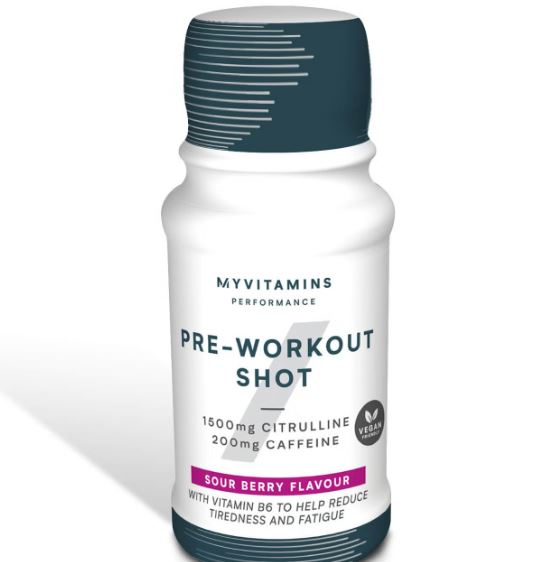 Pre-Workout Shot 60ml - Sour Berry Flavor