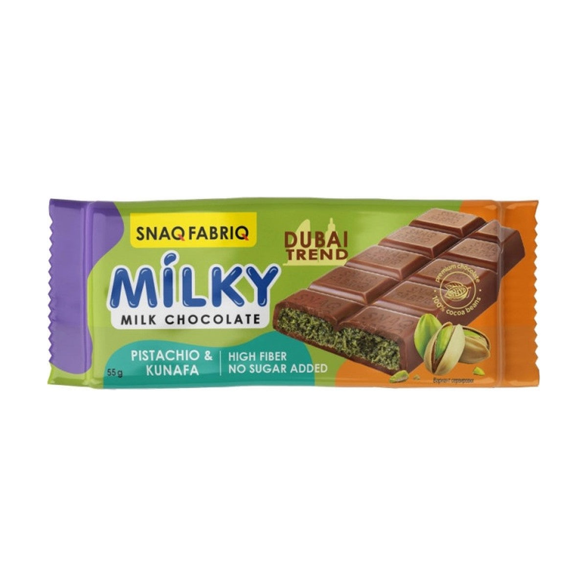 SnaqFabriq Snaq Fabric Milk Chocolate Milky Chocolate 55Gm