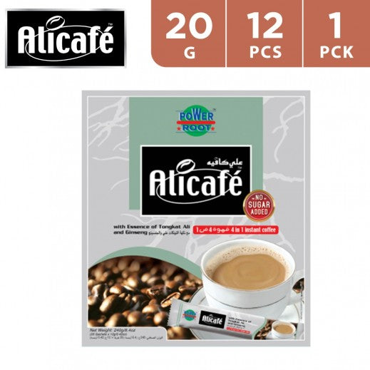 Ali Cafe 12G 4 In 1 Instant Coffee 20Sac
