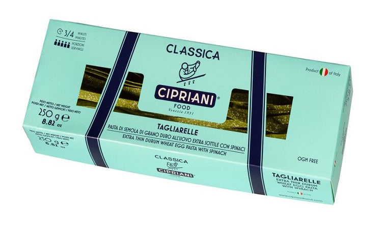 Cipriani Food Tagliarelle Spinach Pasta 250Gm
