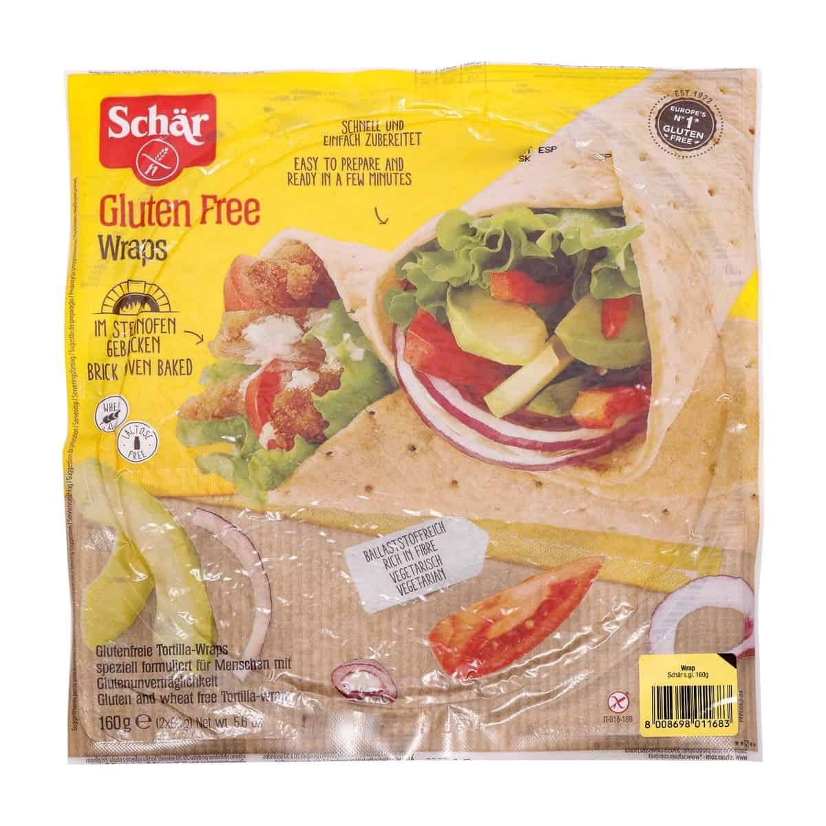 Schar Tortilla Wrap Gluten Free Wrap Bread 160Gm