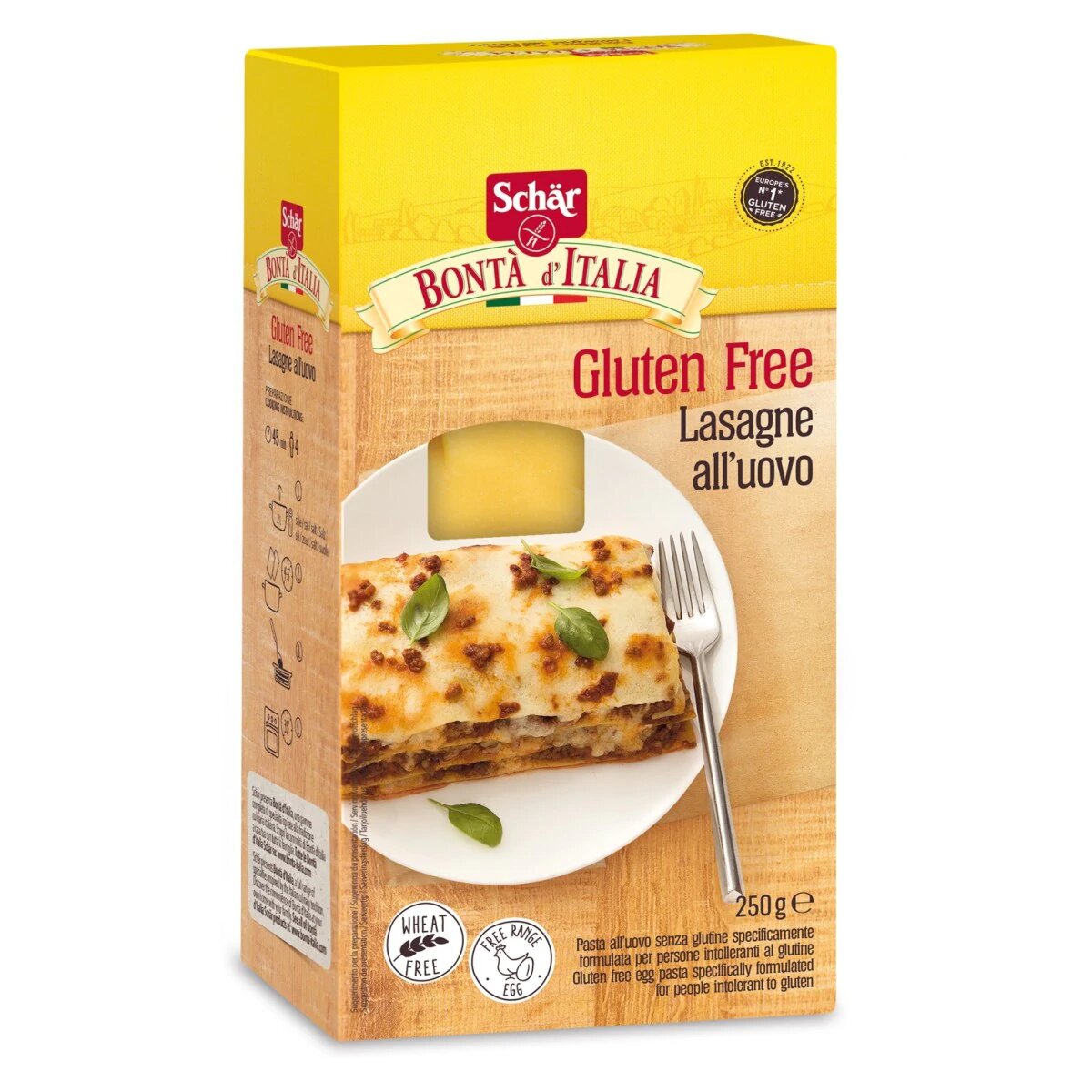 Schar Lasagne Gluten Free Pasta 250Gm