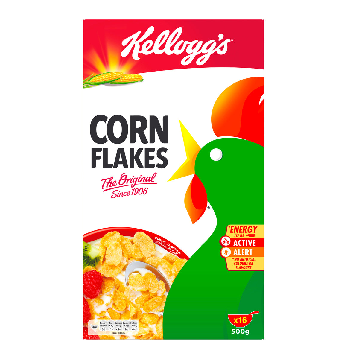 Kellogs Corn Flakes Cereal 500Gm