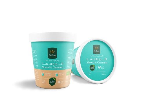 Reef Organic Almond & Cinnamon Ice Cream 460Ml