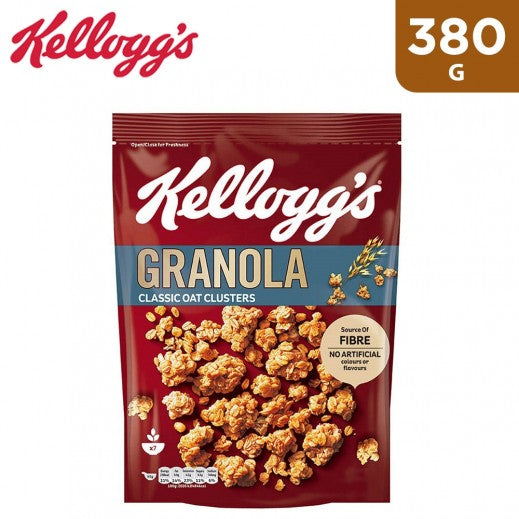Kelloggs Classic Oat Clusters Granola 380G