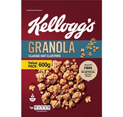 Kelloggs Classic Oat Clusters Granola 600G