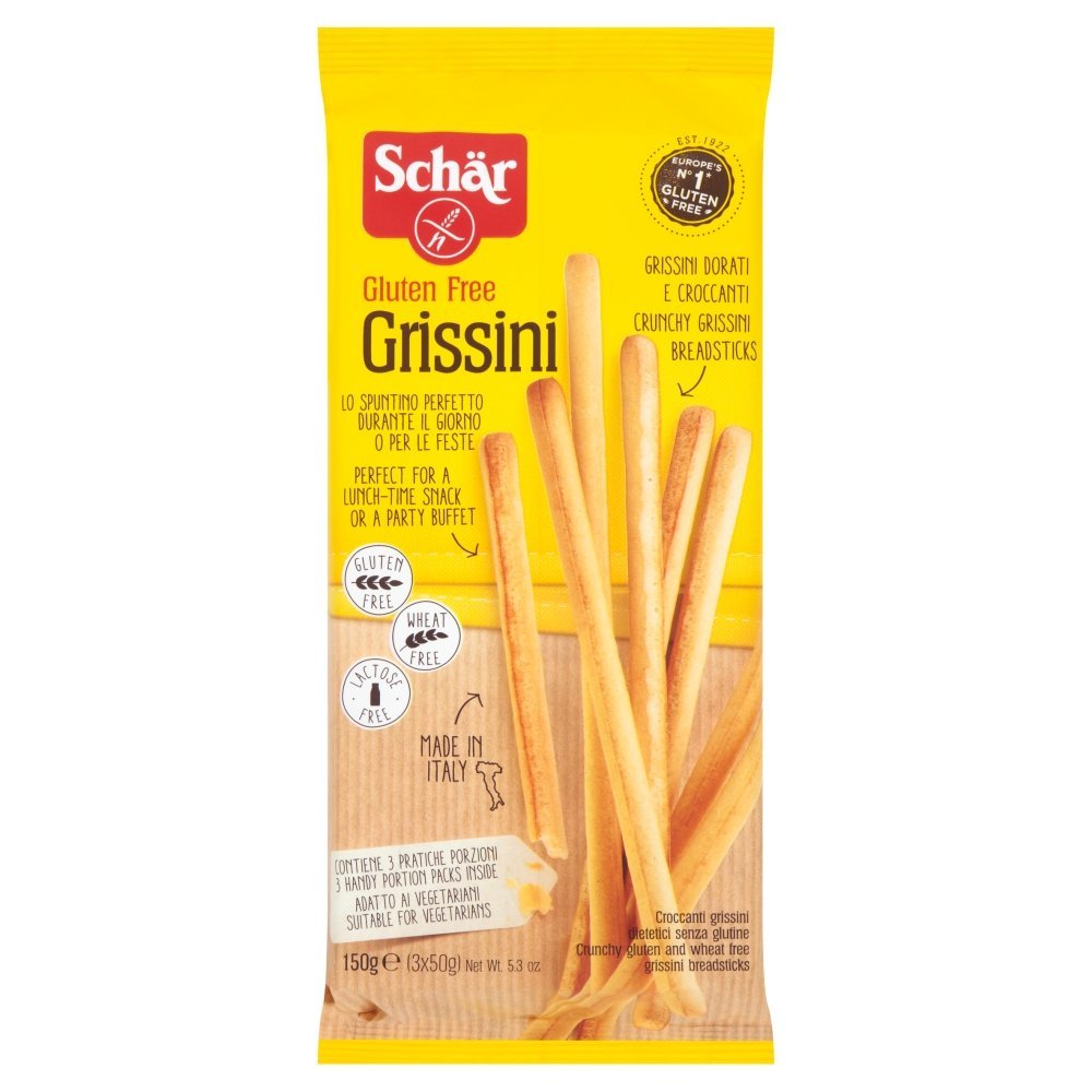 Schar Grissini Gluten Free Bread Sticks 150Gm