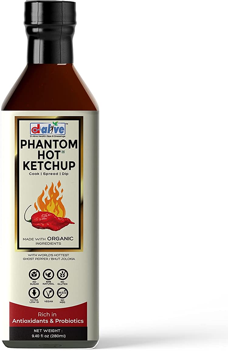 D Alive Organic Phantom Hot Ketchup 280Ml