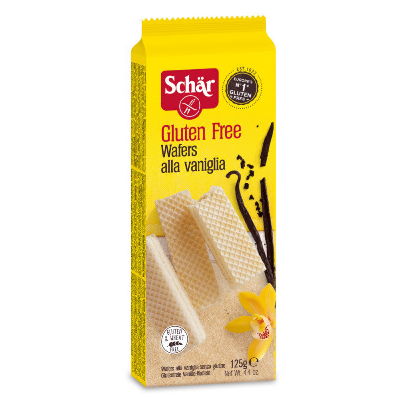 Schar Vanilla Gluten Free Wafer 125Gm