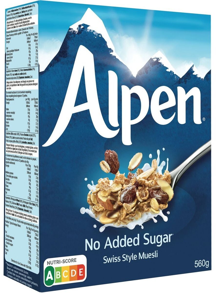 Alpen Swiss Style Muesli Cereal 560G