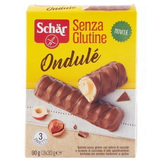 Schar Ondule Gluten Free Chocolate 90Gm