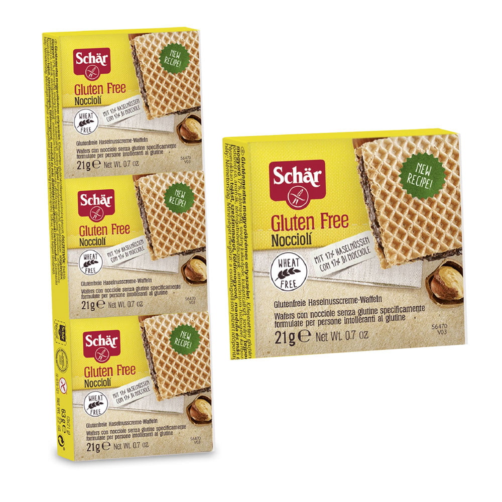 Schar Noccioli Gluten Free Waffers 63Gm