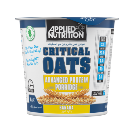 Applied Nutrition Critical Oats Banana Protein Porridge 60Gm