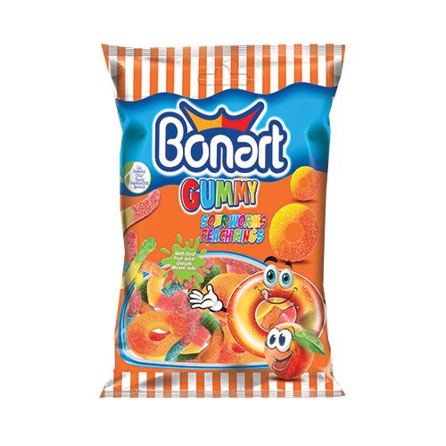 Bonart Worms & Peach Jelly 80Gm