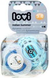 Lovi 3-6 Months Indian Summer Boy Dynamis Soother 2Count