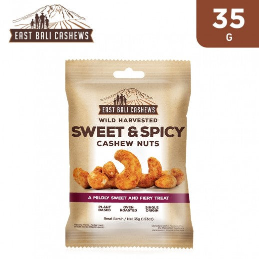 East Bali Cashews Sweet & Spicy Cashew Snacks 35Gm