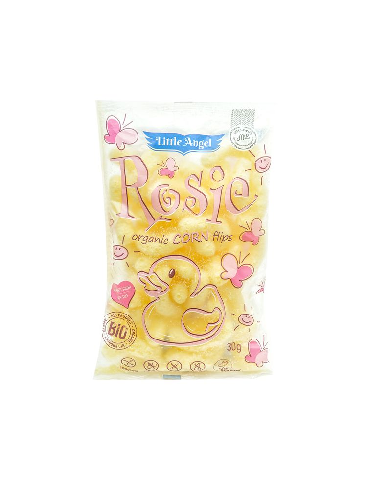 ليتل أنجل روزي وجبة خفيفة من الذرة العضوية 30 جم