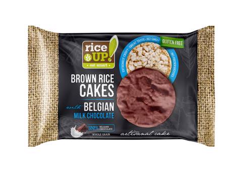 Rice Up Belgian Milk Chocolate Rice Cake 30Gm