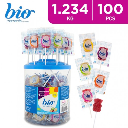 Bio Moments Bear Assorted Flavour Lollipop 12.34Gm