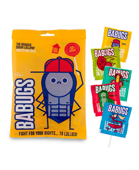 Babugs Reduced Sugar Falt Assorted Lollipop 5.2Gm