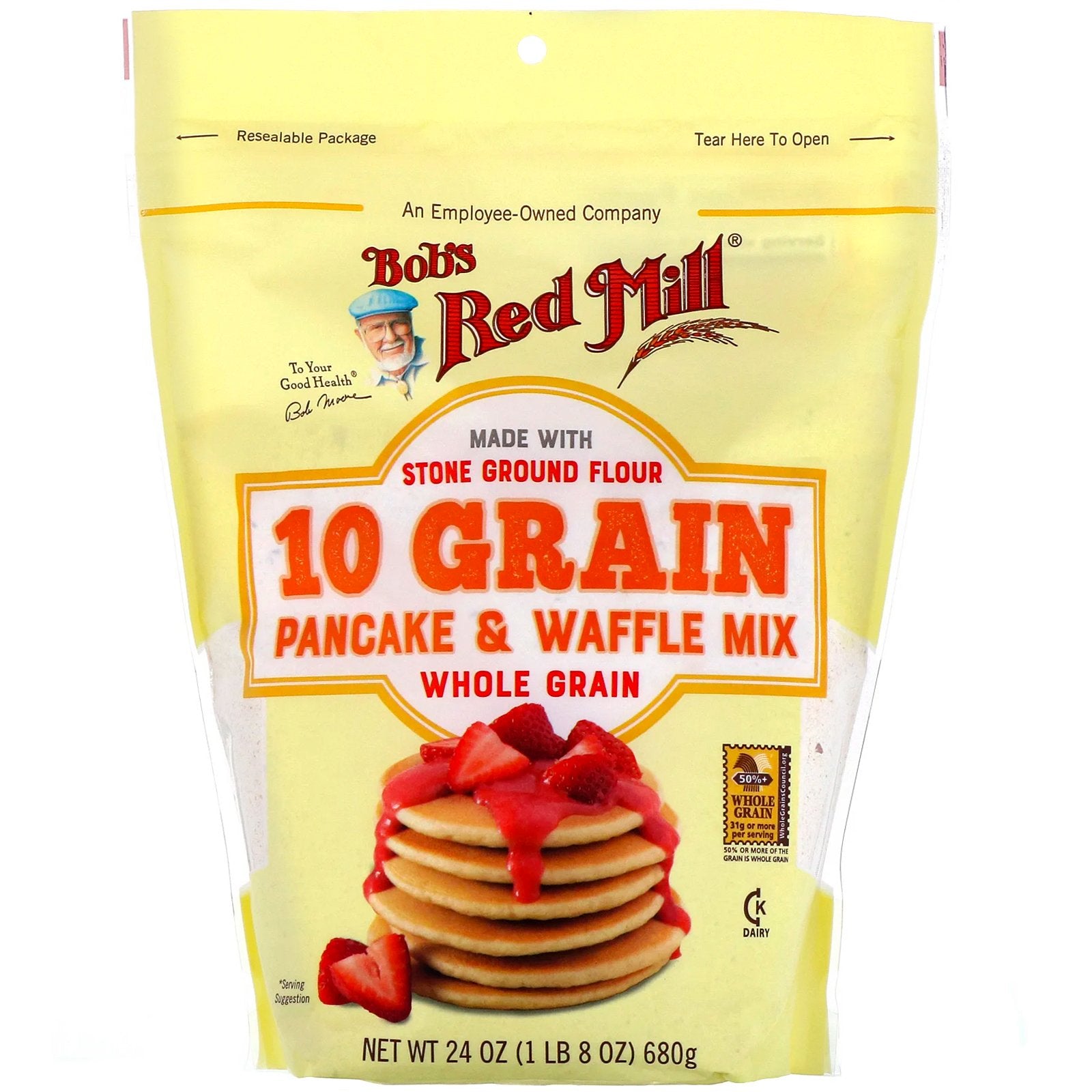Bobs Red Mill 10 Grain Pancake Waffle 24Oz