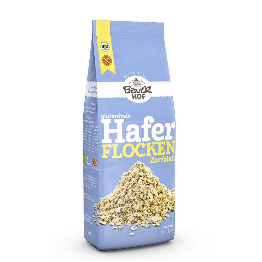 Bauckhof Organic Gluten Free Fine Oats 425Gm