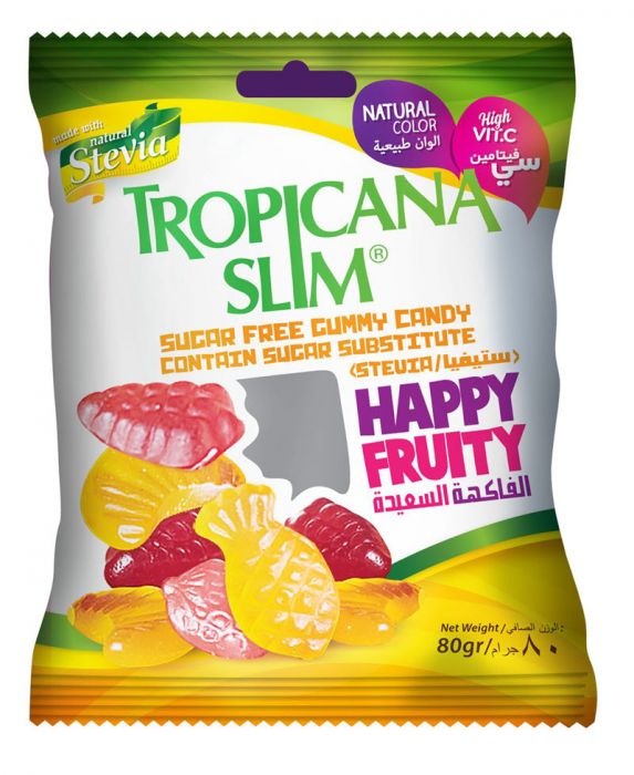 Tropicana Candy Sf Gummy 80Gm