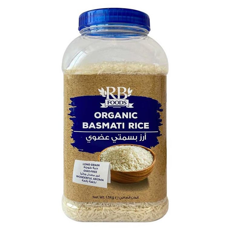 Rb Foods Organic Basmati Rice 1.5Kg