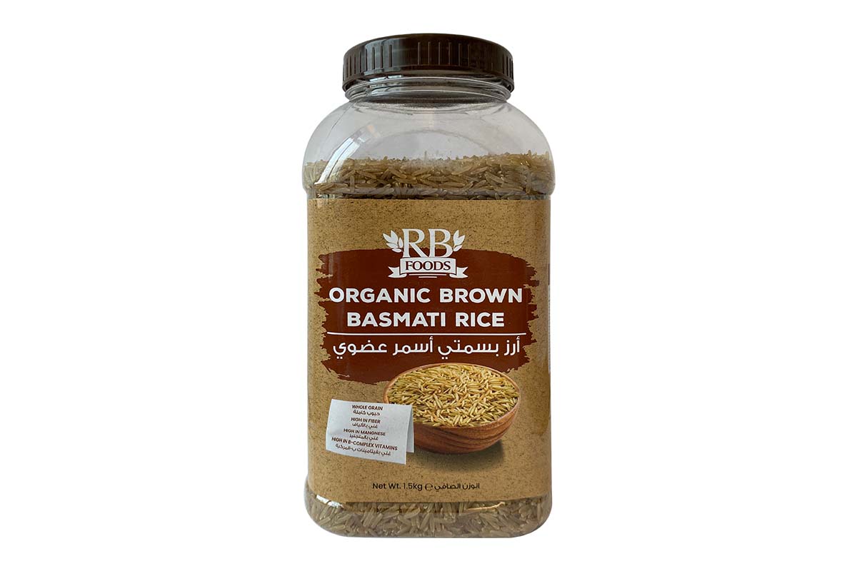 Rb Foods Organic Basmati Brown Rice 1.5Kg