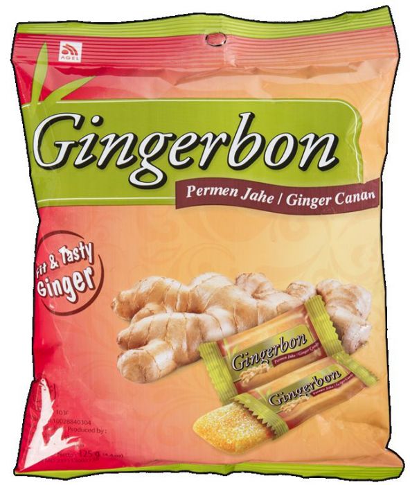 Pt Agel Gingerbon Candy 125Gm