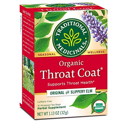 Traditional Medicinals Organic Throat Coat Tea 32Gm