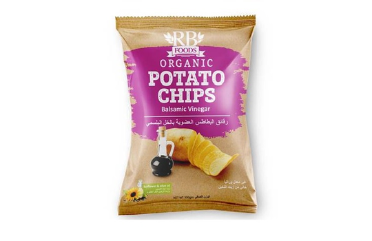 Rb Foods Balsamic Vinegar Organic Potato Chips 100Gm