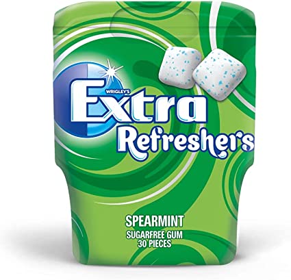 Extra Spearmint Refreshers Sugar Free Chewing Gum 67Gm