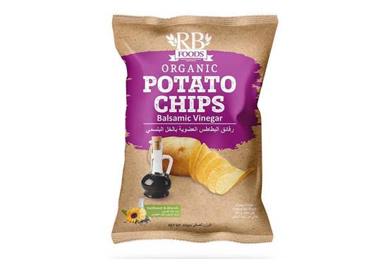 Rb Foods Balsamic Vinegar Organic Potato Chips 40Gm
