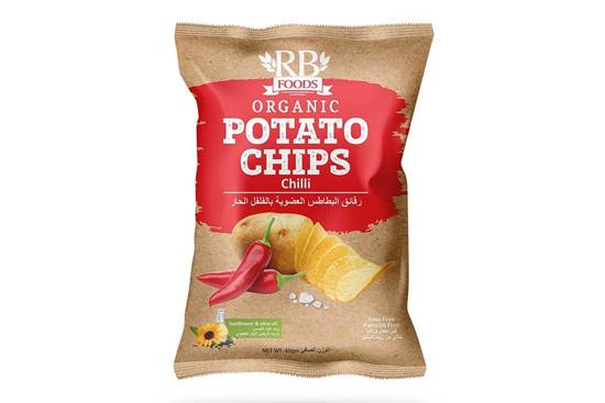 Rb Foods Chili Organic Potato Chips 40Gm